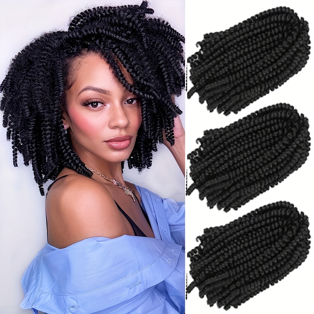 3 Packs Synthetic Crochet Twist Braids Extensions -   Twist Ends, Natural Look &   for Quick Styles - for, Everyday &  