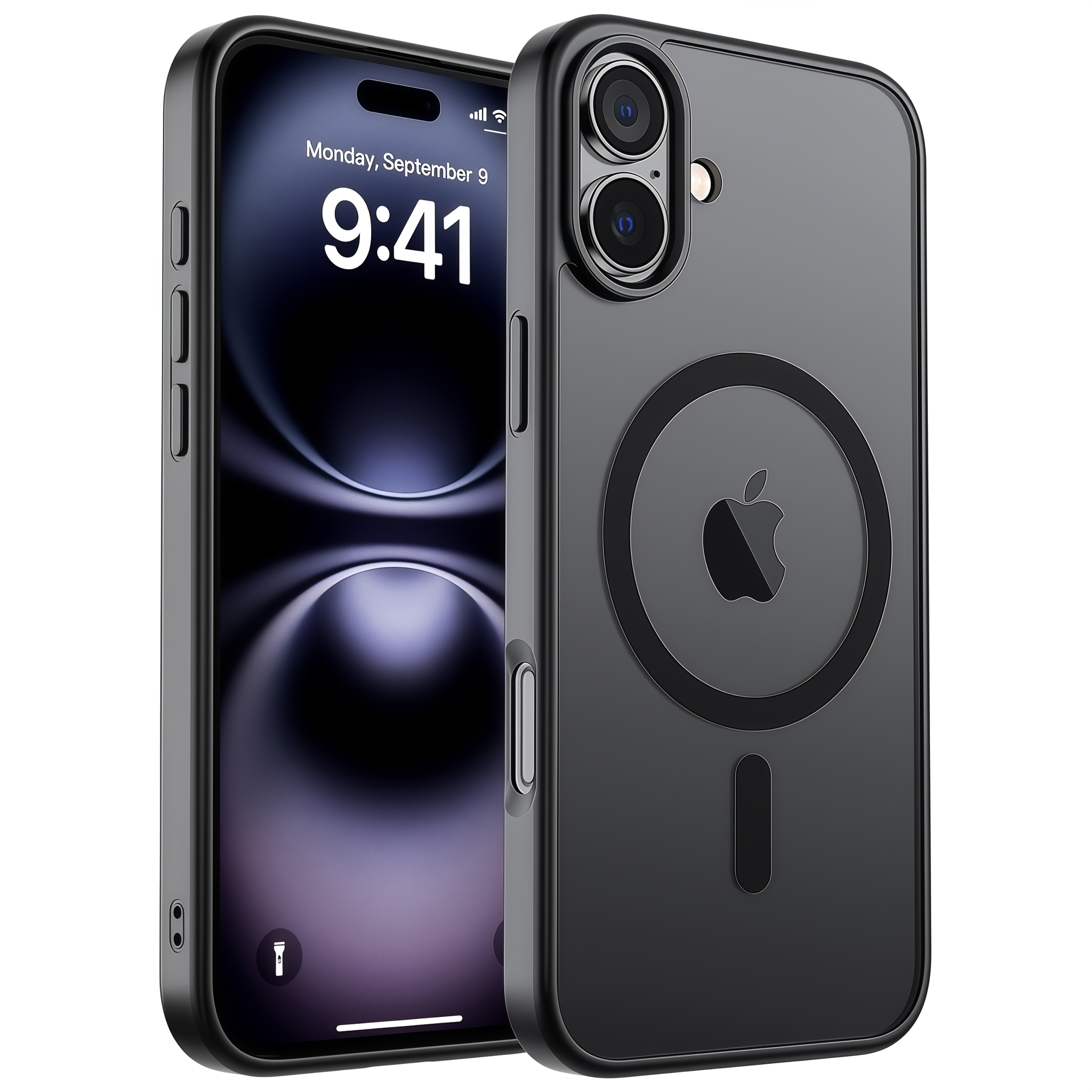 E-shop Handyhülle - Schlankes, durchscheinendes, mattes, stoßfestes Magnetgehäuse für iPhone 17 16 15, 14, 13, 12, 11 Pro Max, Stoßdämpfung,