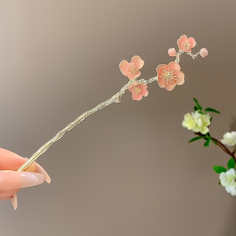 

Elegant Cherry Hairpin - Vintage-inspired Alloy Metal Clip For Women, Updos & , Ideal Gift Or Photo Prop, , Hair Accessories