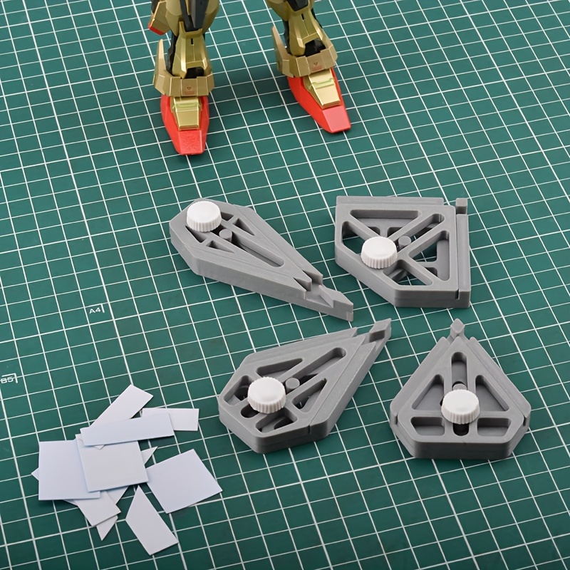 4pcs Set, Model Glue Board Connectors, , 30 Degrees, 45 Degrees, 60 Degrees, , Suitable For Model Scenes, Gundam Model, Military Model Production And Modification Use