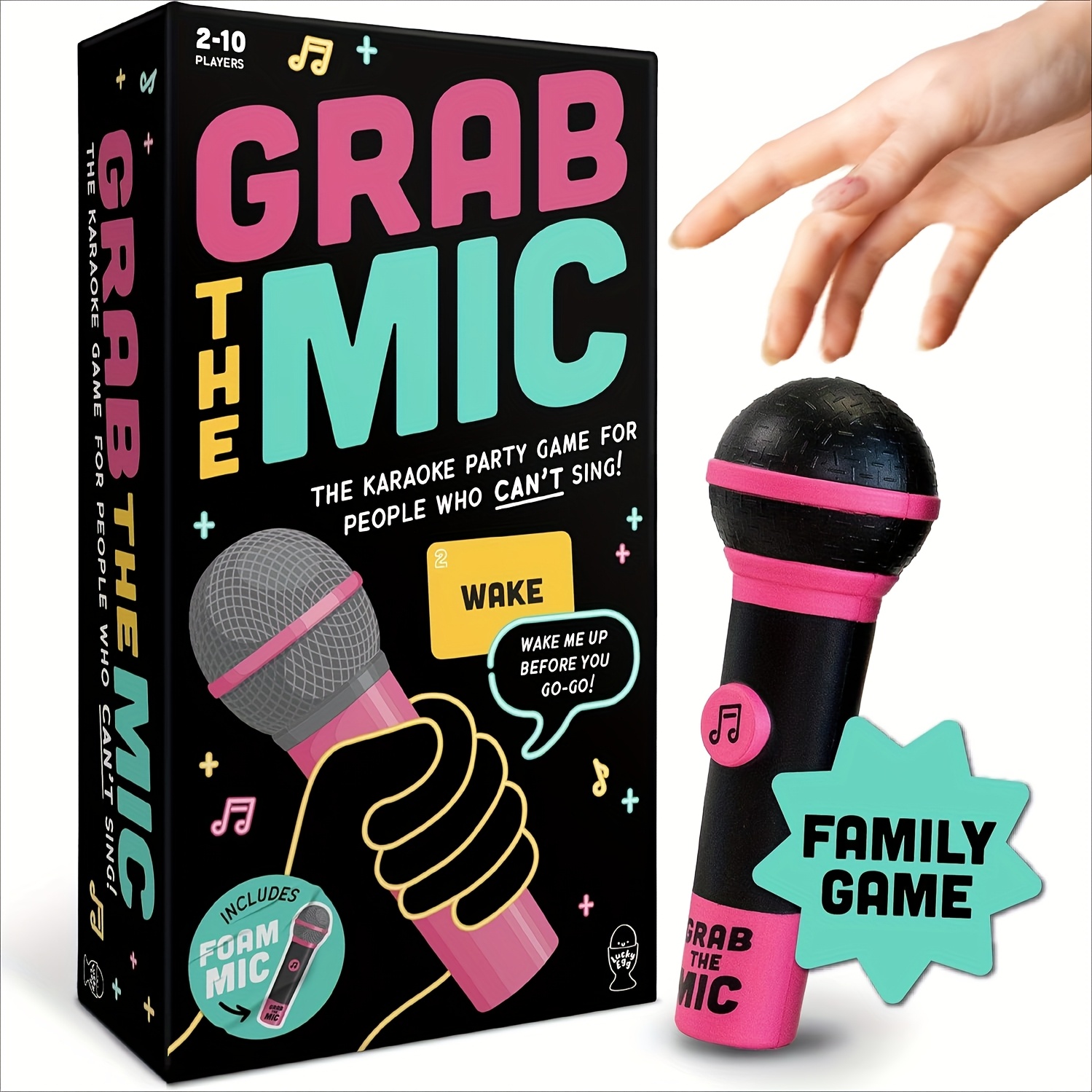 

Egg - Karaoke Game, 2 Players - Board Game For Bad Singers - 250 Cards For Fun Hilarious Games Night, Birthday Party, Kids Gift