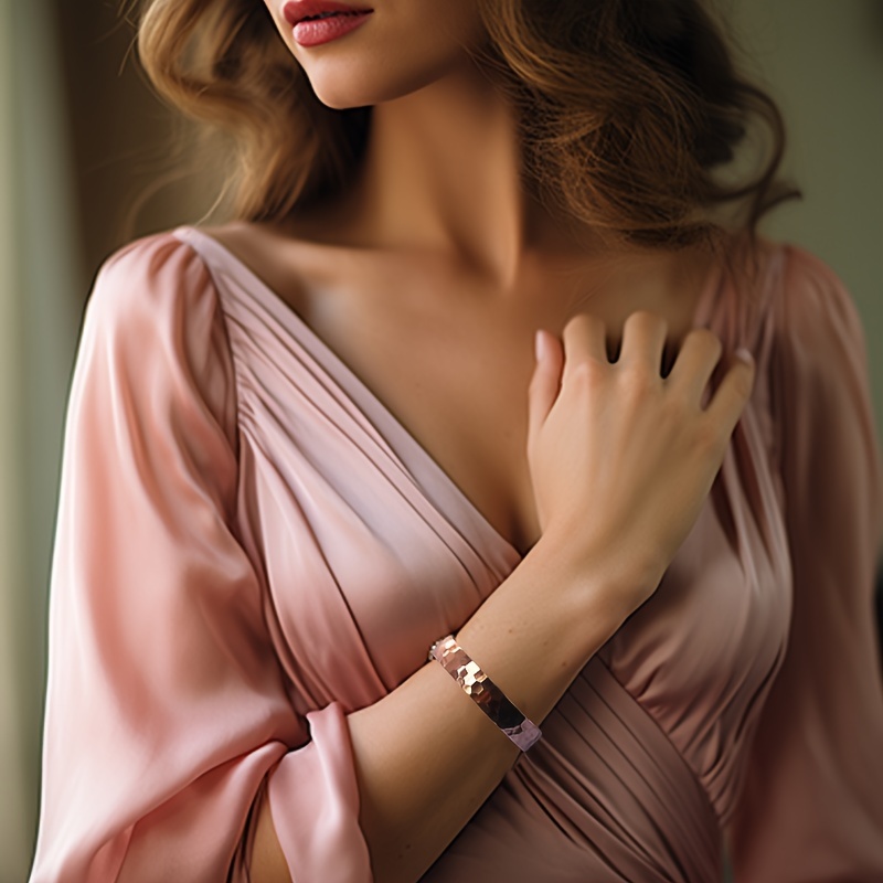 Boho Copper Cuff Bracelet for Casual Wear
