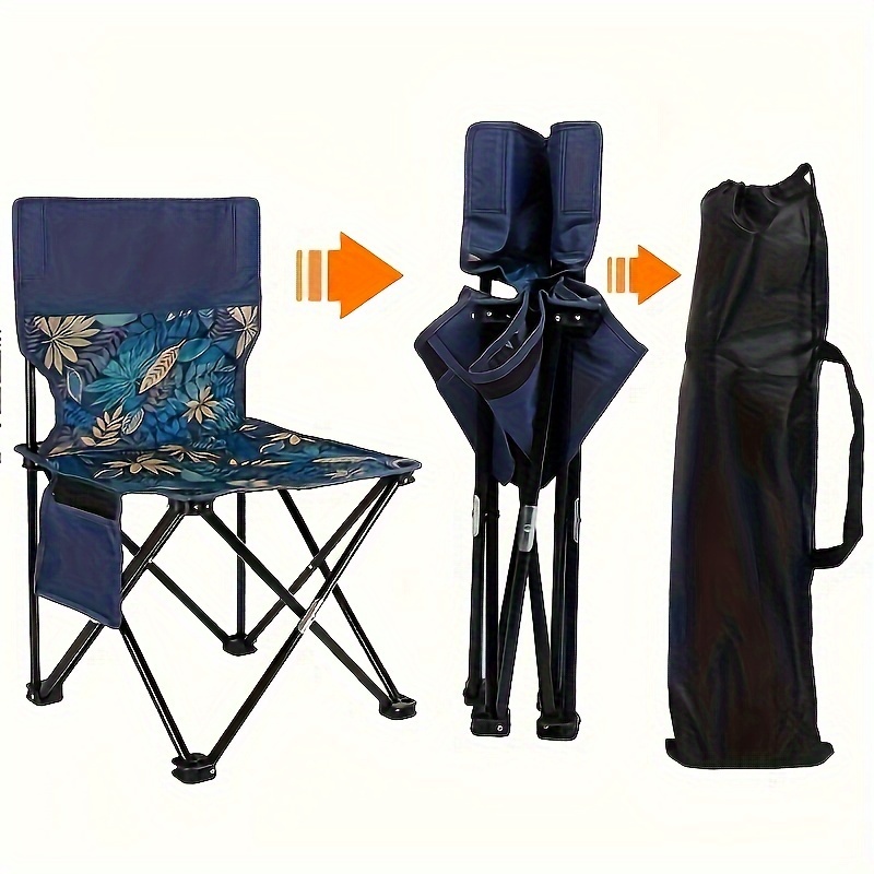 

Metal Folding Chair, Outdoor Folding Chair, Portable Chair For Picnic, Camping, Moon Chair