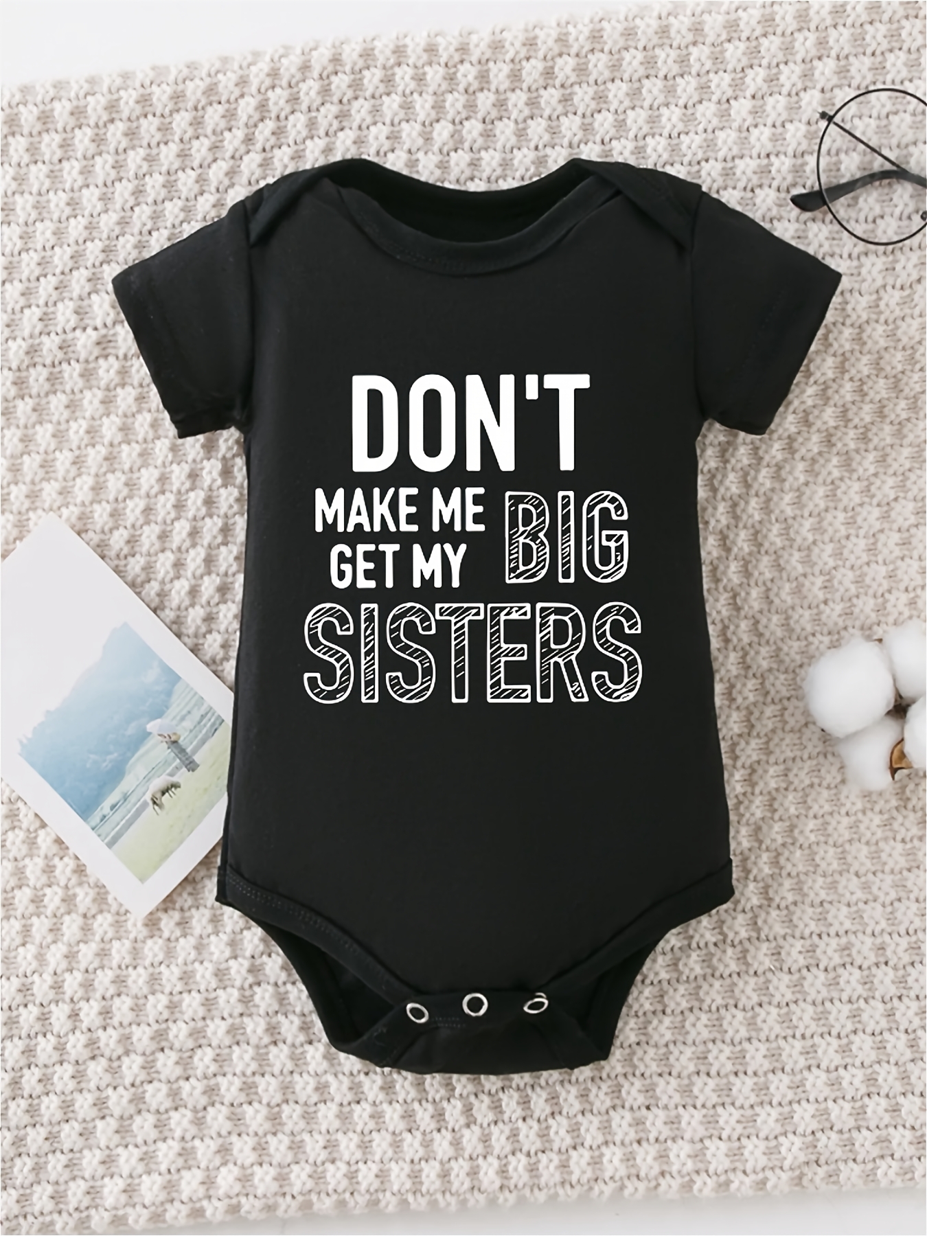 funny baby romper mess slogan 100% cotton soft Temu