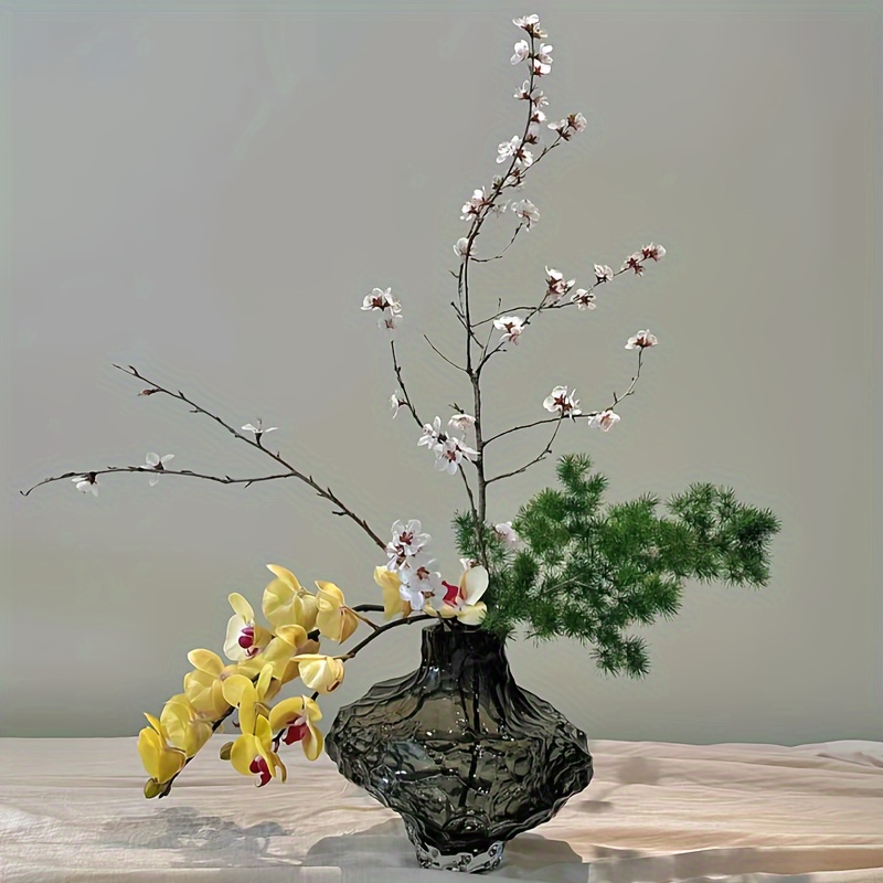 Image of Irregular Glass Vase For The Living Room, Featuring A Nordic , Perfect For Home Decor And Showcasing A Sense Of Luxury