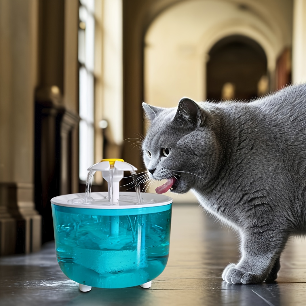 Pet Water Dispenser Automatic Flower-shaped Water Fountain For Cats Large Pet Water Dispenser For Dogs Automatic Cat Water Fountain With - Suitable For Cats - Capacity - Can Be Used For Dogs