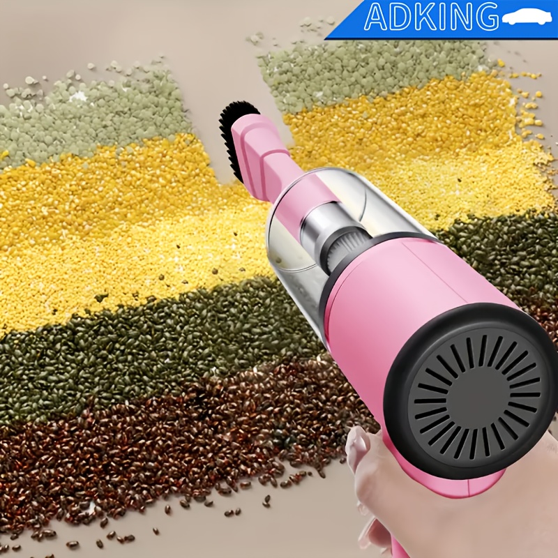 powerful 12v vacuum cleaner with handheld design   for pethair dust and     accessory kit Product details 6