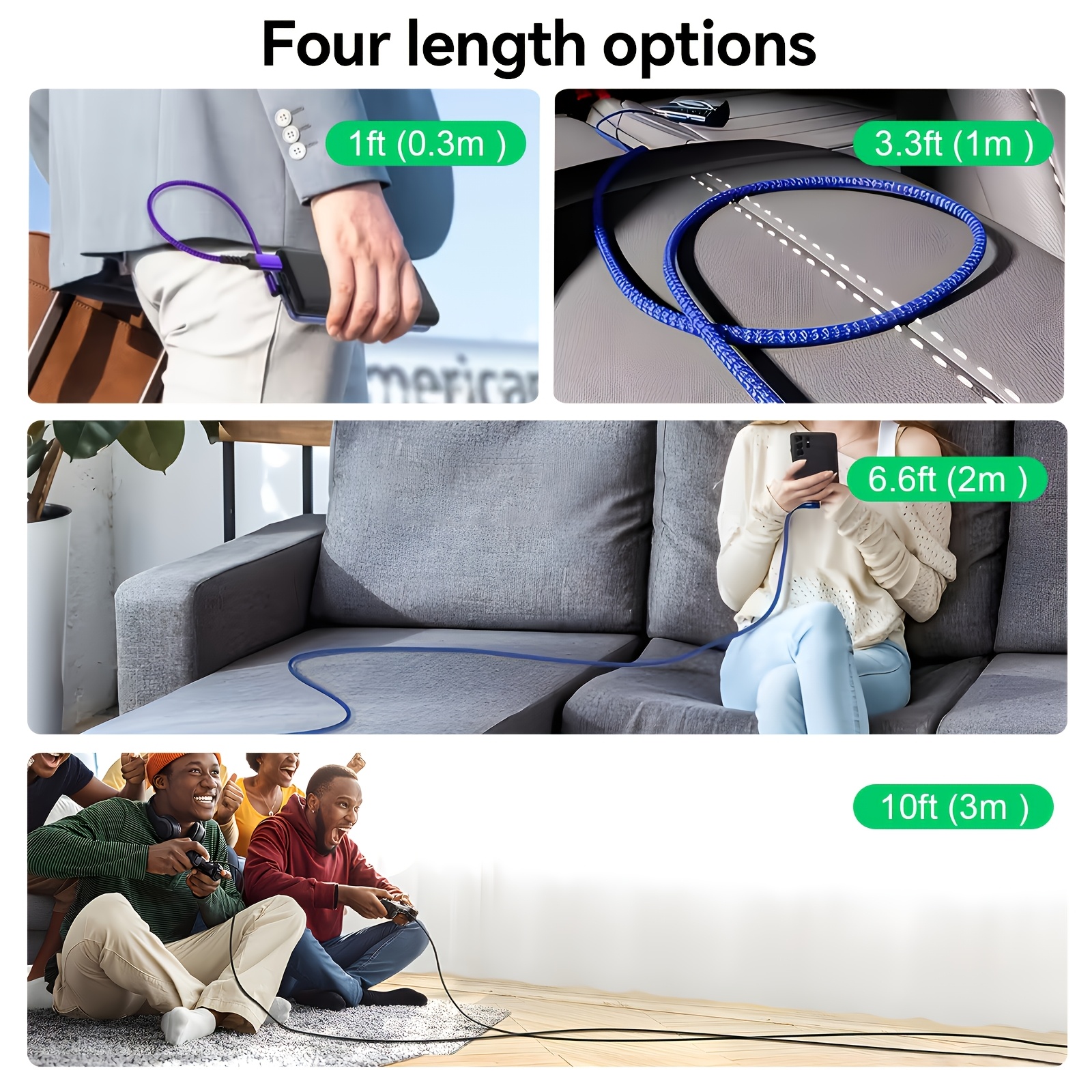 type c charger fast charging right angle usb to usb c cable braided usb c charger for samsung for huawei for xiaomi for redmi for oppo for oneplus and more smartphone Product details 3