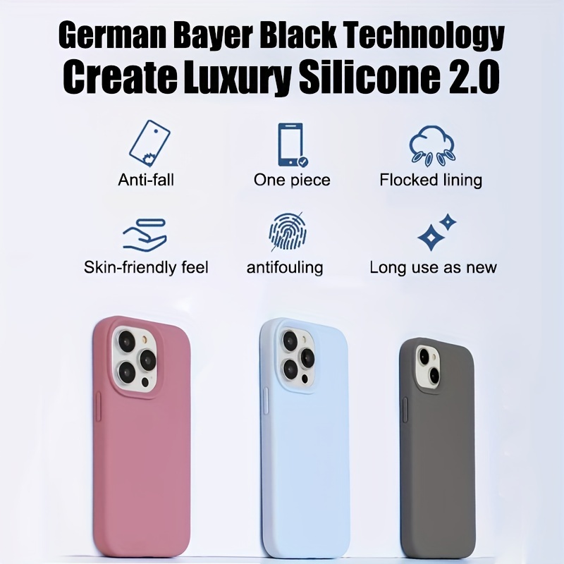Avizar Coque pour iPhone 17 Pro Max avec Contour en Silicone et Coins