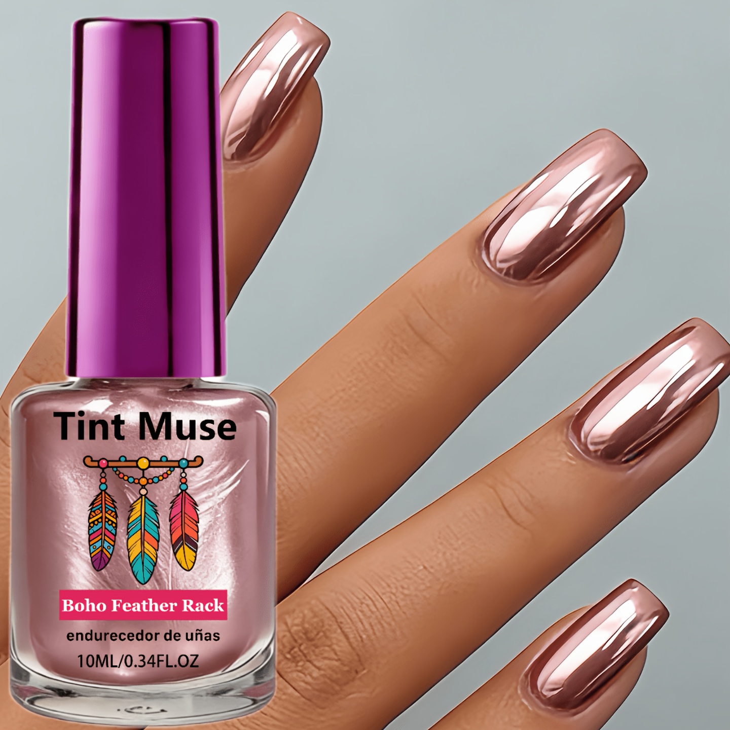     strengthener 10ml long lasting non fading quick dry   easy application high   non peeling home nail care essential salon level metallic   end iridescent sparkle electroplated texture high gloss