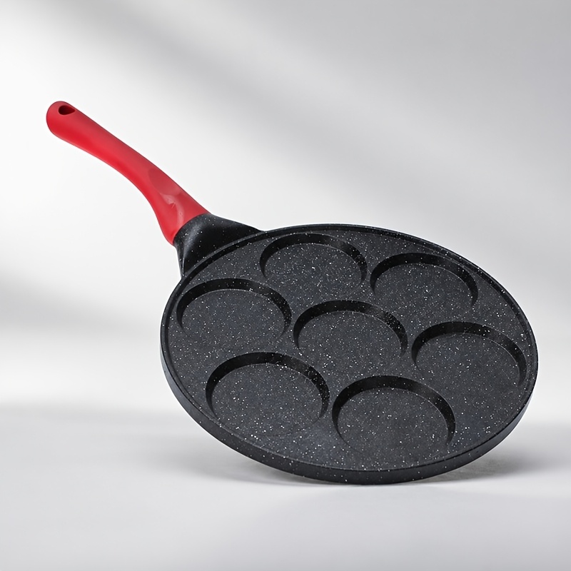 -hole Breakfast Frying Pan - Versatile Waffle Maker And Pancake Griddle For Perfectly Cooked Eggs, , And Pancakes