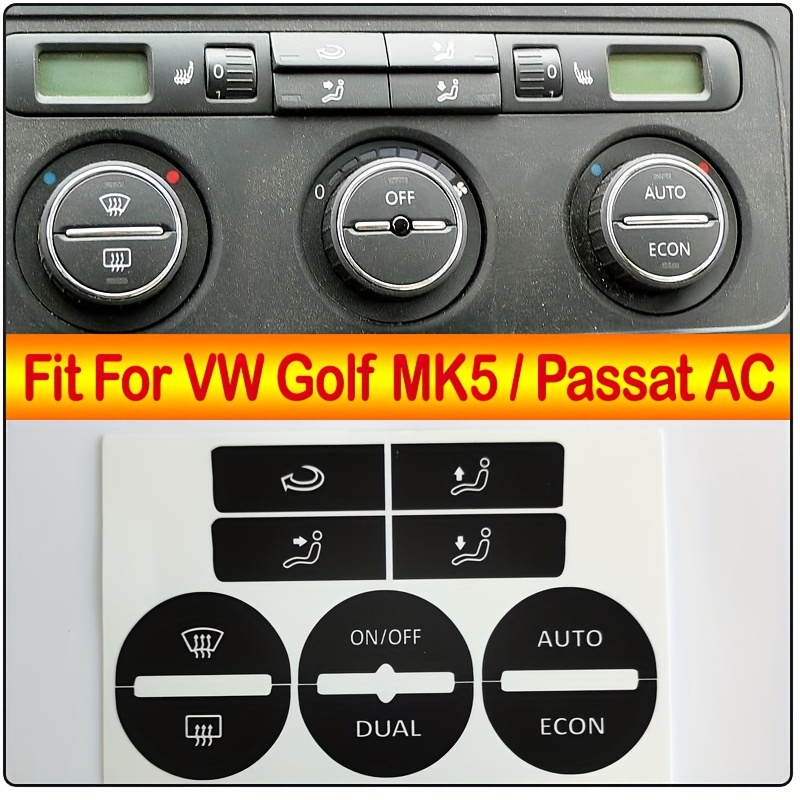 

Applicable For Volkswagen For Vw For Golf For Mk5/for Passat For Golf For Passat Air Conditioning Ac Central Control Button Repair Patch