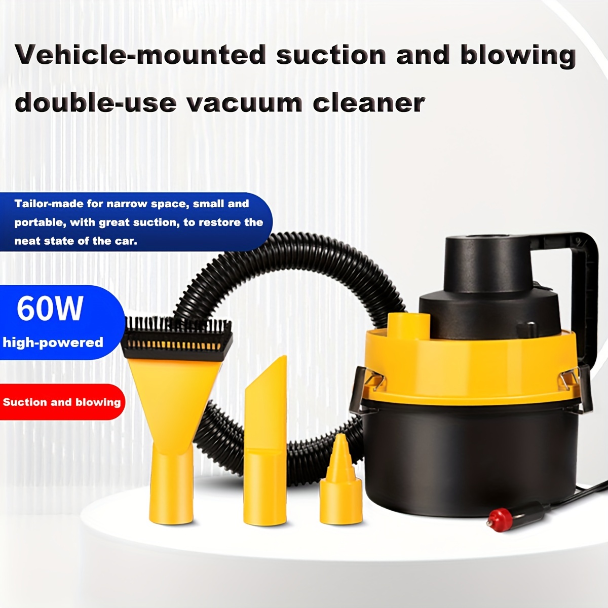 

Portable Wet And Dry Car Cleaning Tool