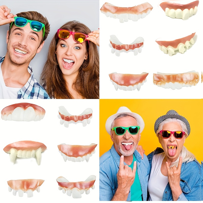 

Funny Tricky Toys, April Fools Day Teeth Set, Masquerade Party Funny Tricky Toys