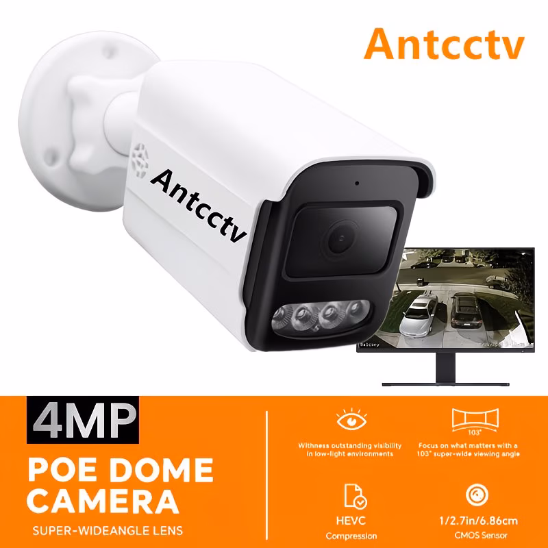 h 265 4mp 2 poe camera night vision