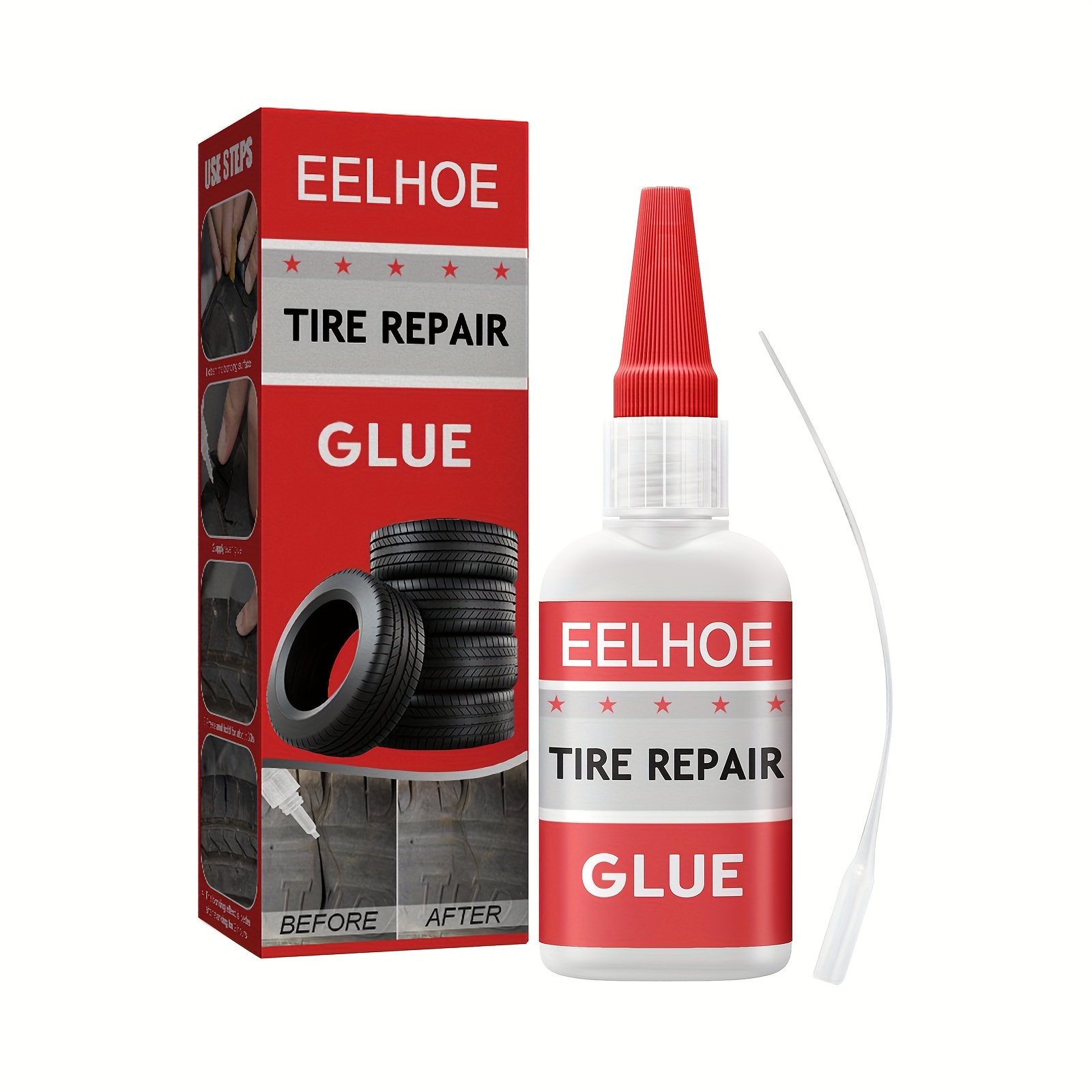 Colle Réparation Pneu SPINNE LUCAS - 120ml - Voiture, Moto, Vélo - Étanche