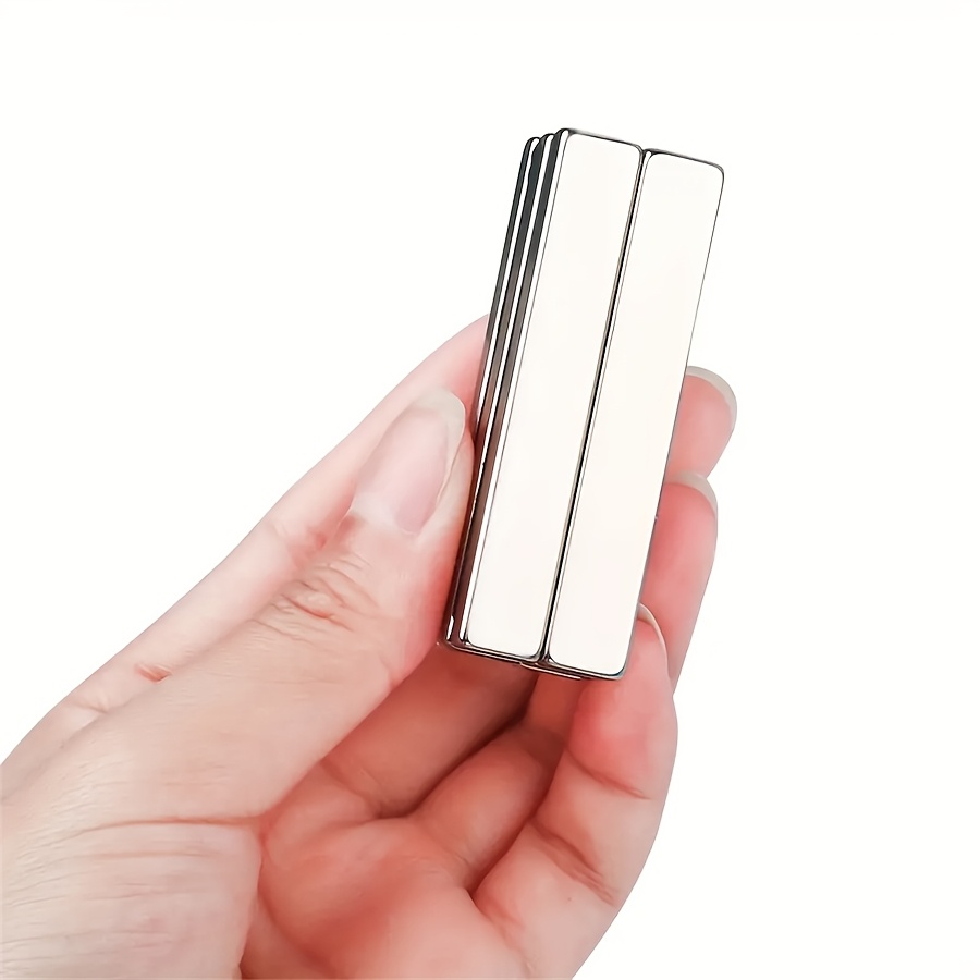 

4pcs Neodymium Bar Magnets F60x10x3mm, Rare Rectangular Magnets For Cat Eye Manicure, Office, Fridge, And Kitchen Use