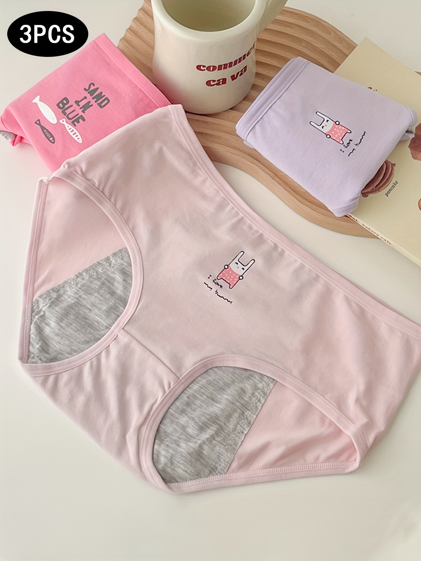 3pcs/lot Hot Sale Underwear Baby Girl Underwear Sweet Cotton