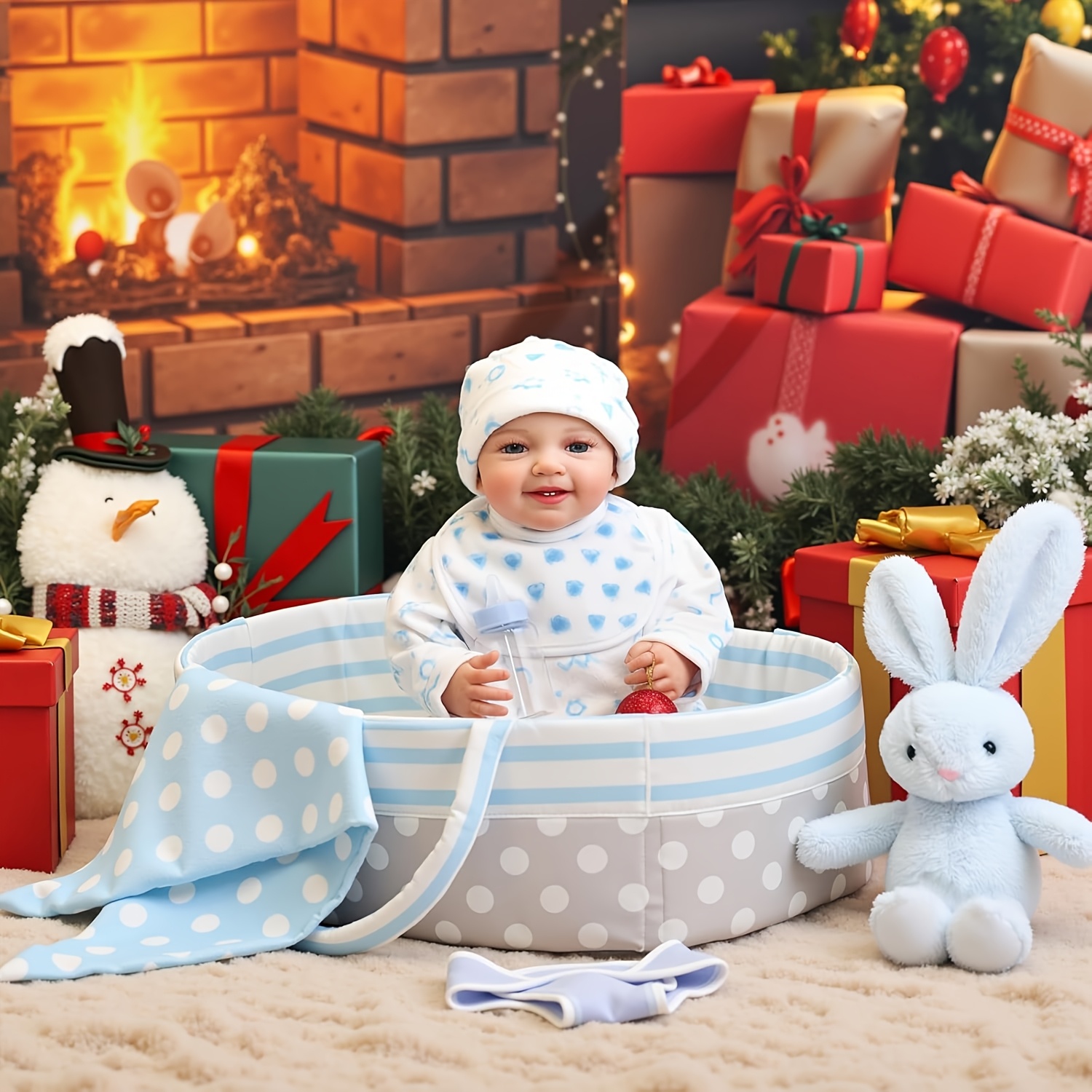 Reborn Dolls Reborn Baby Doll Clothes Boy 22 Inch Cute Pcs Sets