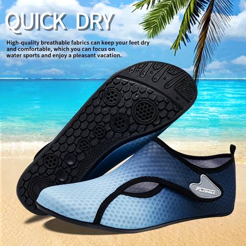 damen herren wasserschuhe schwimmschuhe aqua socken strand barfuß surf boot kajak sand übung sport zusatzartikel atmungsaktiv schnelltrocknend erwachsene jugendliche kinder größe zp012