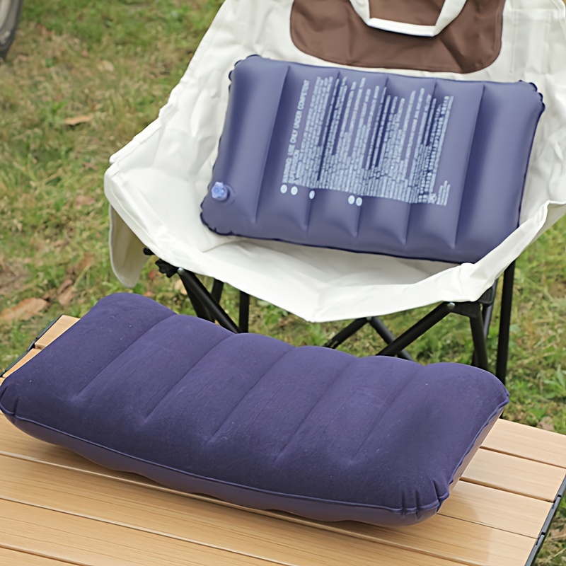 

Ultra-comfort Inflatable Square Pillow For Camping - Durable Polyester, Hand Wash Only, Perfect For All Seasons