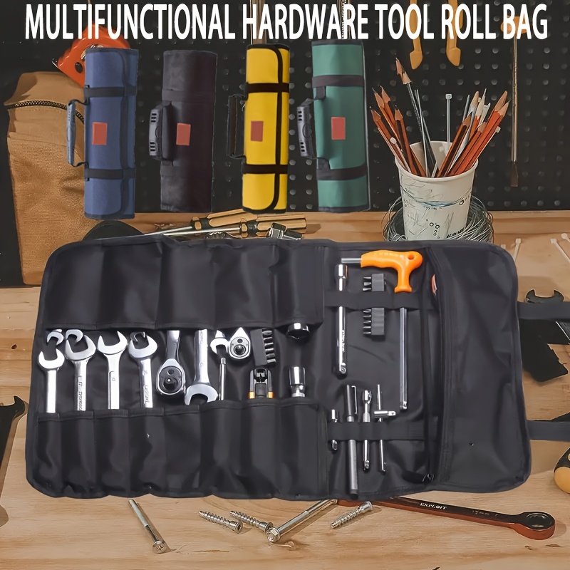 heavy duty roll tool storage kit durable oxford cloth multi - Temu