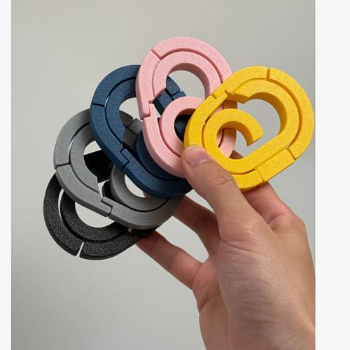 portable clip on 3d printed foldable bag hook for backpacks purses straps multi use durable lightweight hanger for outdoor use space saving quick release hook