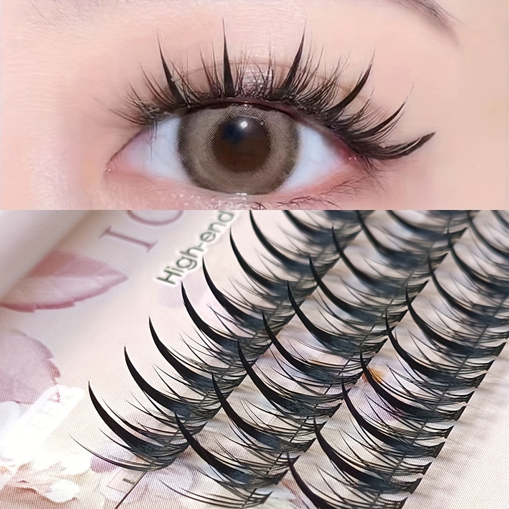 

Icycheer Cat Eye Fluffy False Eyelashes Extensions, 0.07mm Thick C , Reusable Natural Look Diy Lash Clusters For Full Volume, Mixed Length 10-12mm - Pack Of Segment Lashes For Home Or Salon Use