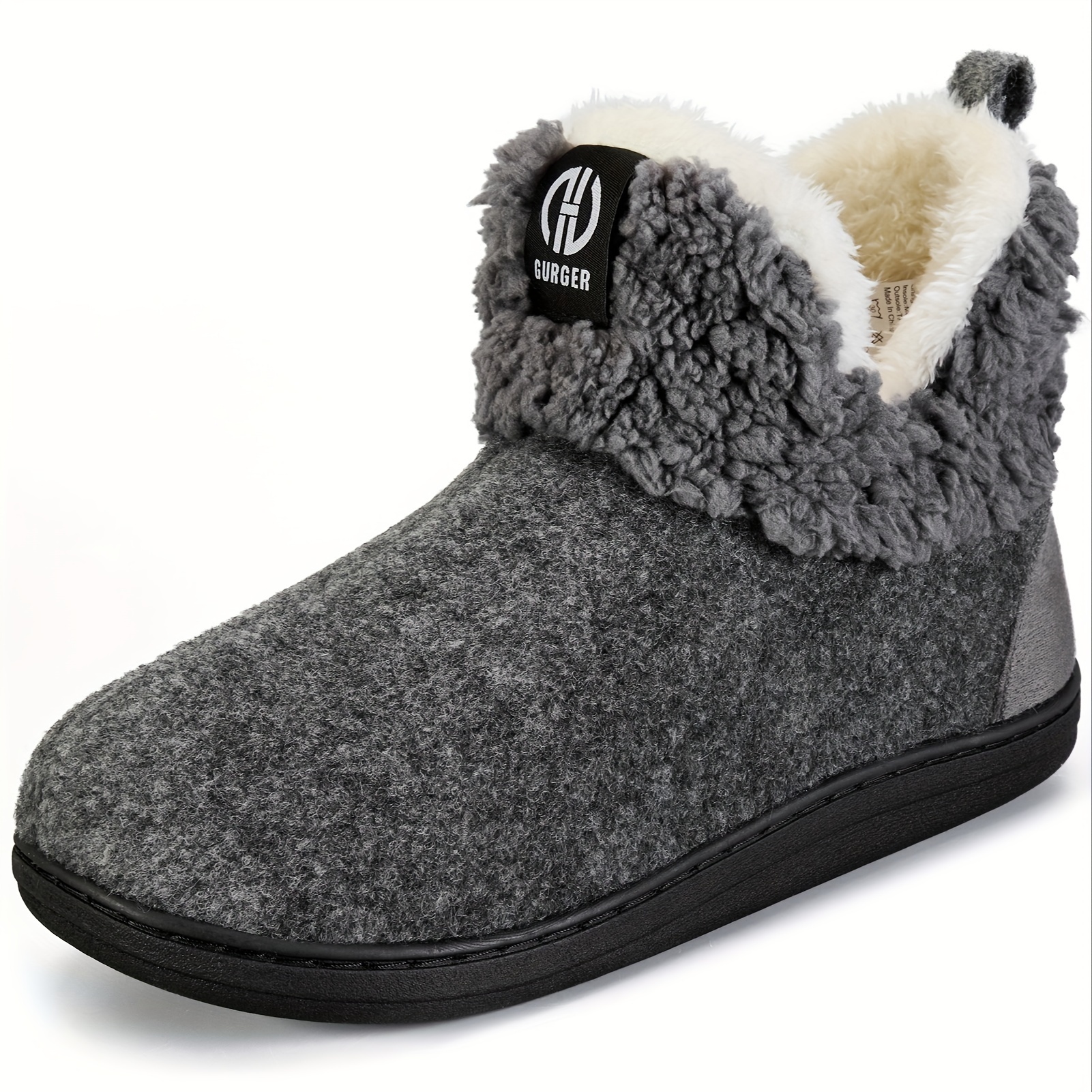 Mens Womens Warm Slippers Boots Soft Plush Fleece Booties Slipper Home Slippers House Boots Shoes, Women Shoes