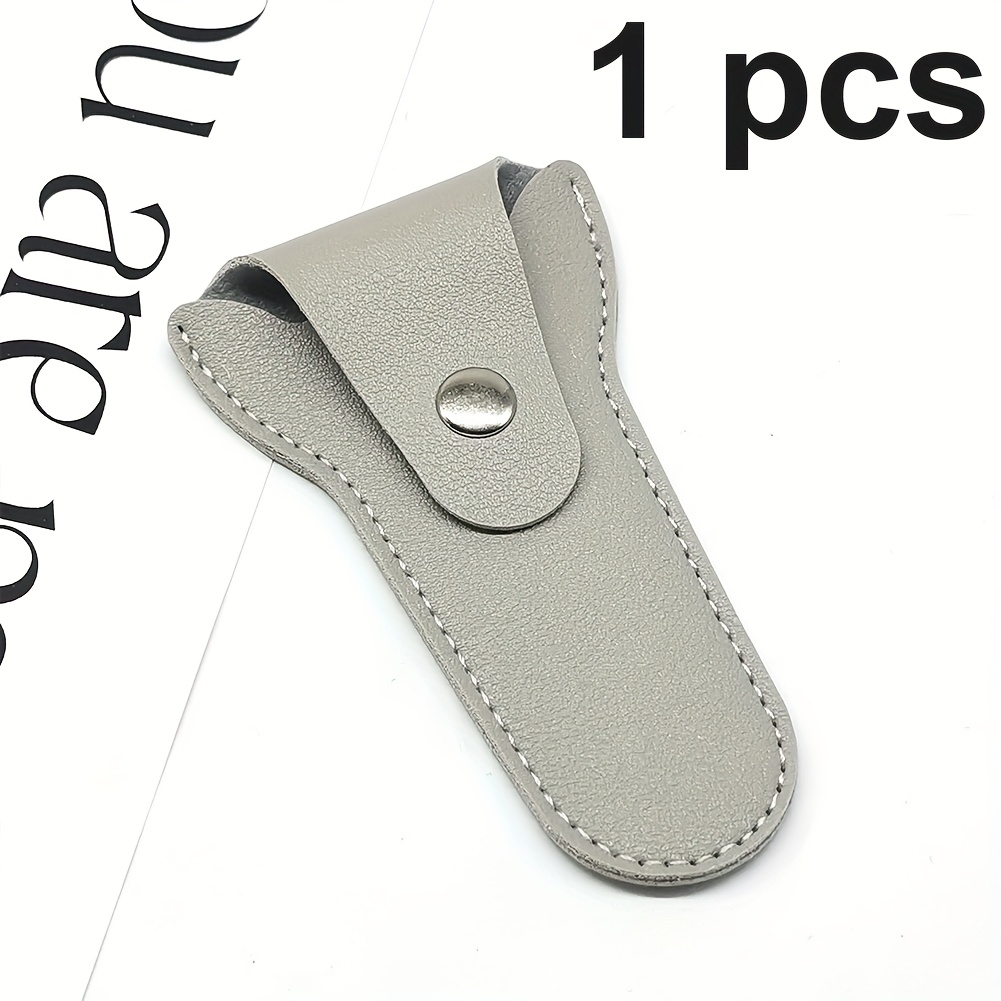 TEMU [Ensemble de 1/6 pièces] Housse de protection pour outils de nail art Ciseaux/Pince à cuticules/Tondeuse à sourcils Housse de rangement