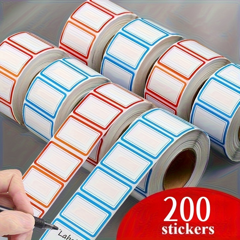 200 reusable freezer labels no residue peeling and pasting for refrigerators storage rooms kitchen tissues used for food containers bottles pre meal preparation storage room labels birthday stickers gift label stickers