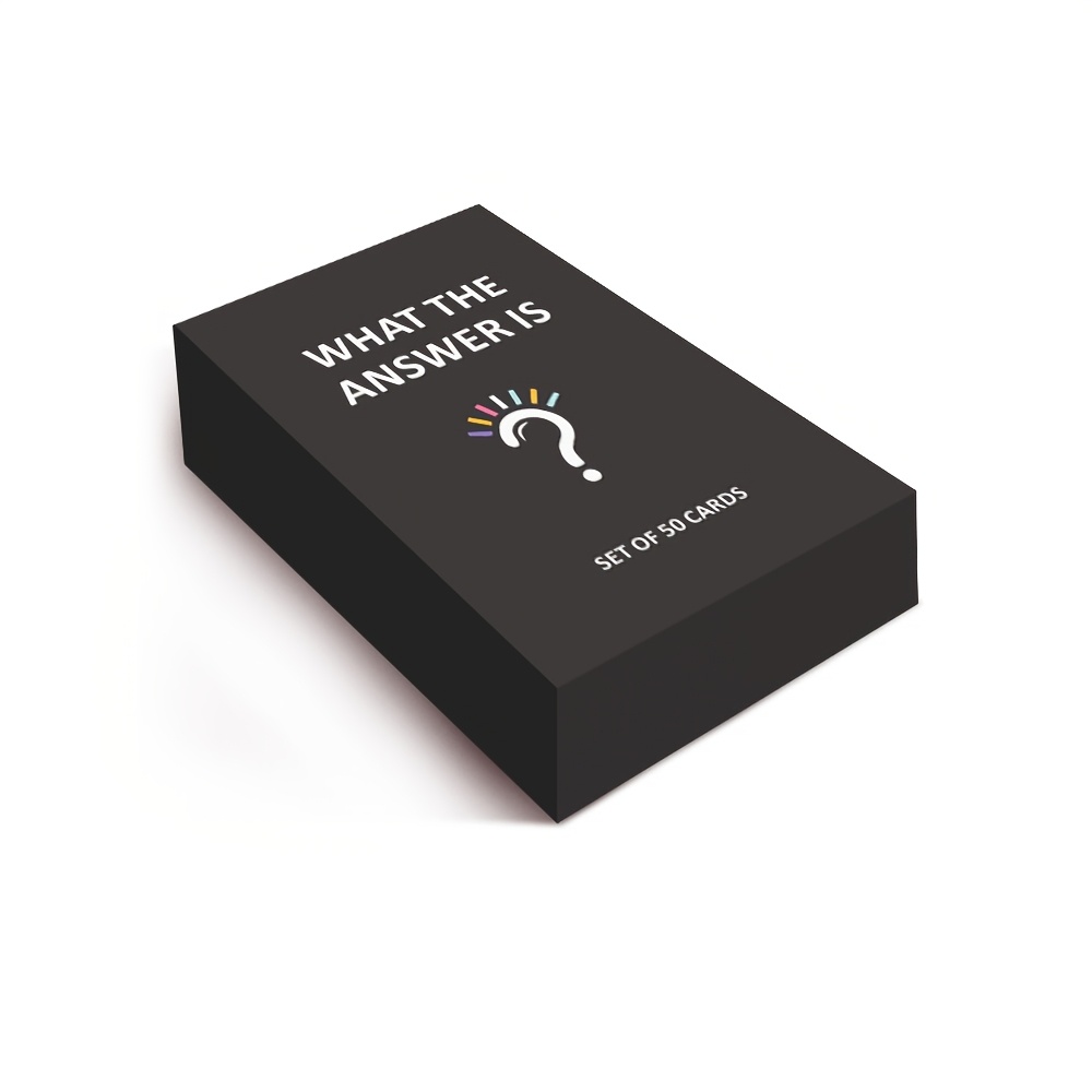 1 Box, SMILE TALK Fun Guessing Card Game, Desktop Game, Powerful Party Entertainment Interactive Tool, Halloween/Christmas/Thanksgiving Gift, Perfect for Game Nights | 50 Cards