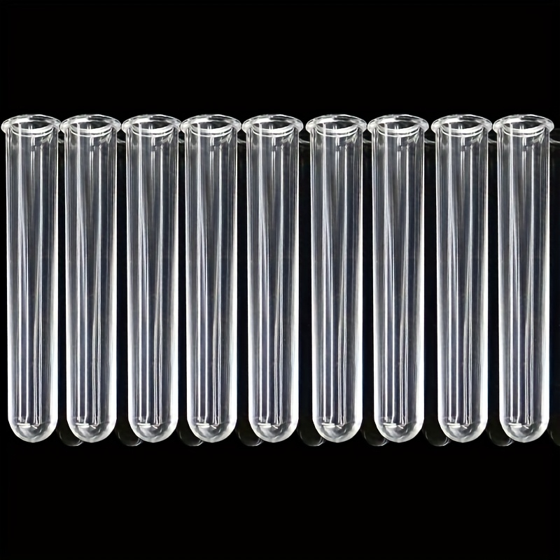 9 Transparent Acrylic Tubes, Suitable For Hydroponic Plant Cultivation, Suitable For Home And Office Decoration