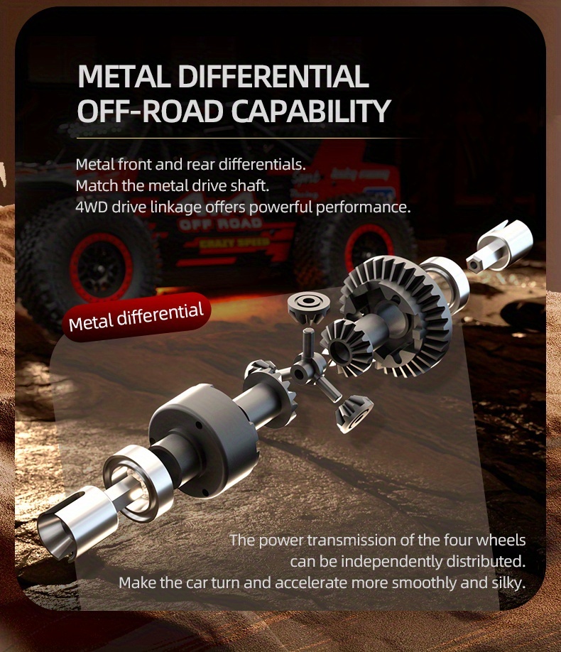 4WD RC Off-Road Monster Truck 1:20 - 34+ MPH Brushless Speed, Reinforced Metal Frame, Programmable LED Light Show | All-Terrain Remote Control Car, Toy Gift for Kids, Teens, Adults, Hobby Grade Racer