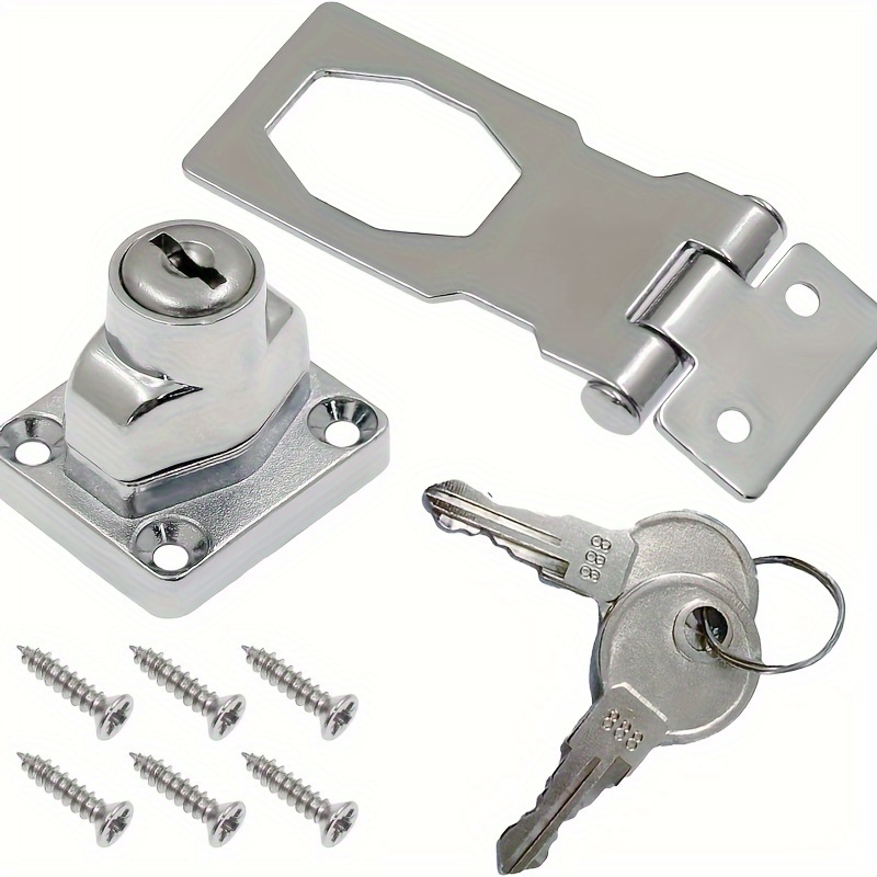 Hasp Locks Lock Lock Plate Opening Twist Knob - Temu