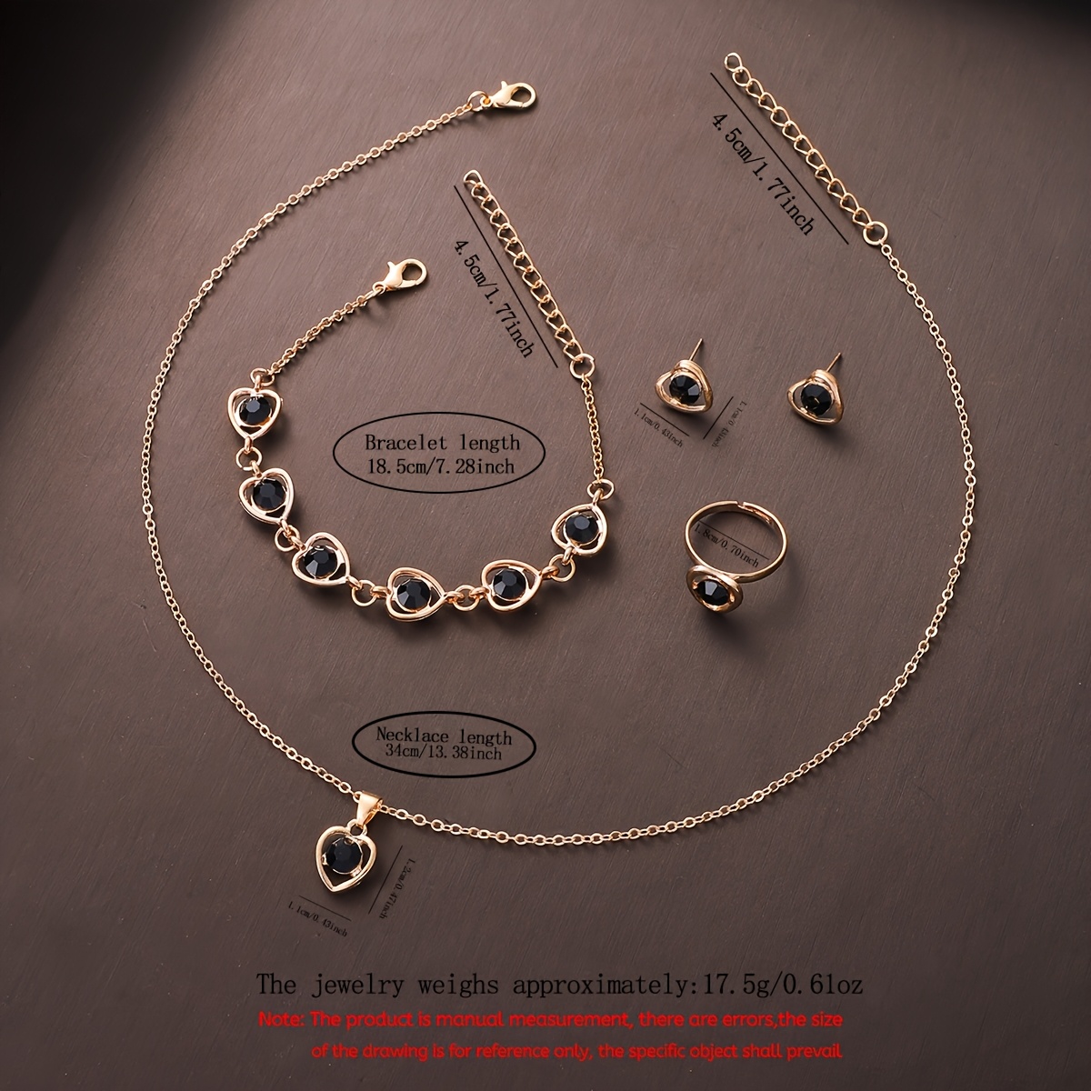 6pcs Women's Luxury Quartz Watch & Matching Set - Elegant Watch with Strap, Bracelet, Necklace, Earring Suitable for Easter, Ramadan, Valentine's Day Gift - Stylish Quartz Watch for Parties, Weddings, Daily Wear