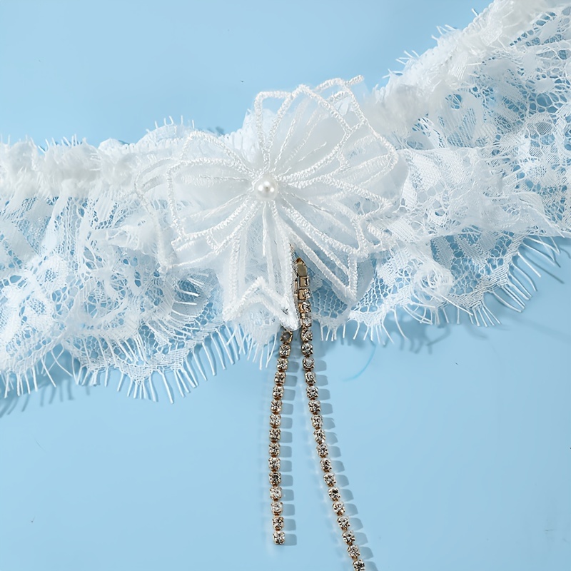 ribbon garter belt Wedding Garter for Bride, Black Garter Belt with Bowknot, Wedding Garters