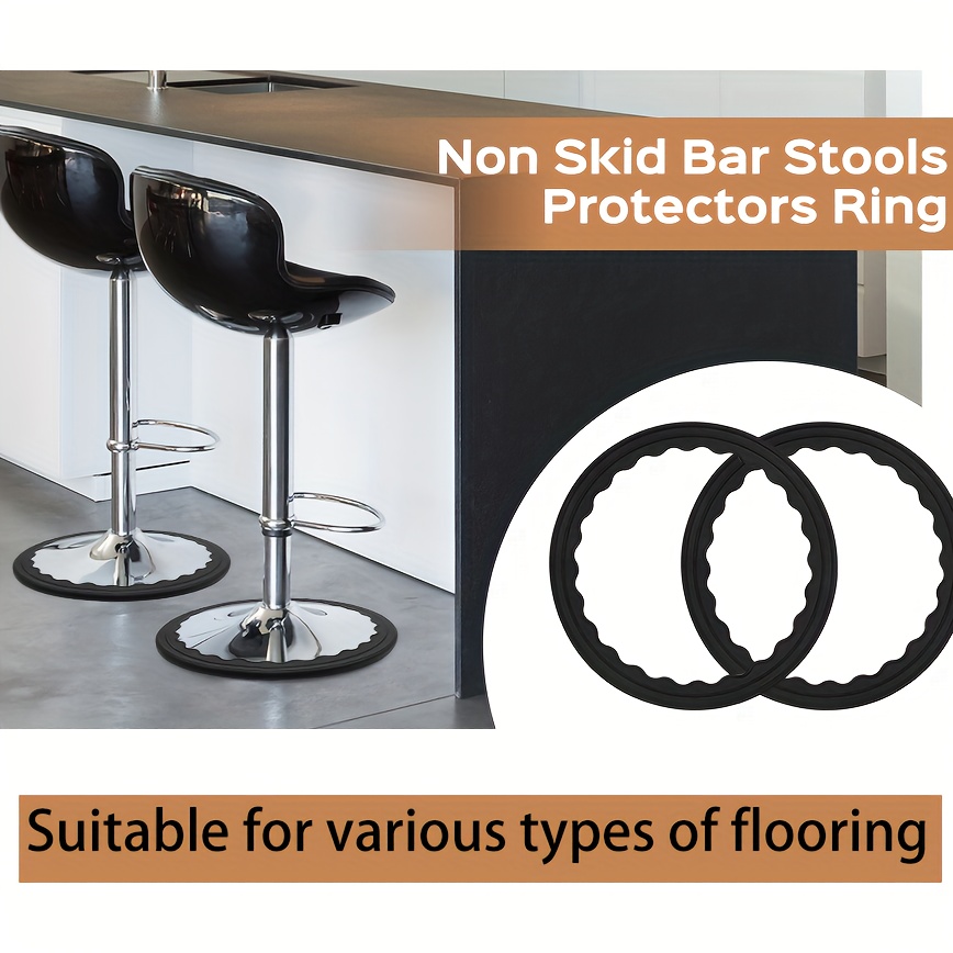 2pcs non slip silicone bar stool floor protectors Temu South Africa
