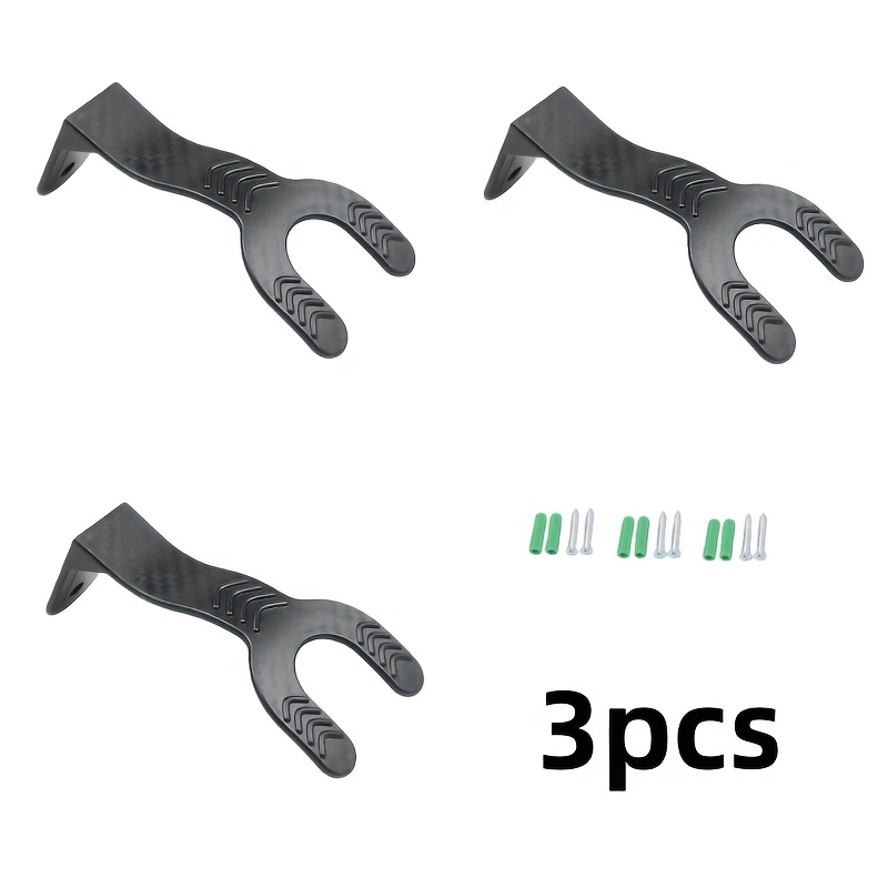 E-shop ./3 Stk. Wandmontierter Helm- und Schlüsselhaken, Display-Haken und Schlüsselhaken, platzsparendes Design für Elektroroller- und Fahrradhelme,