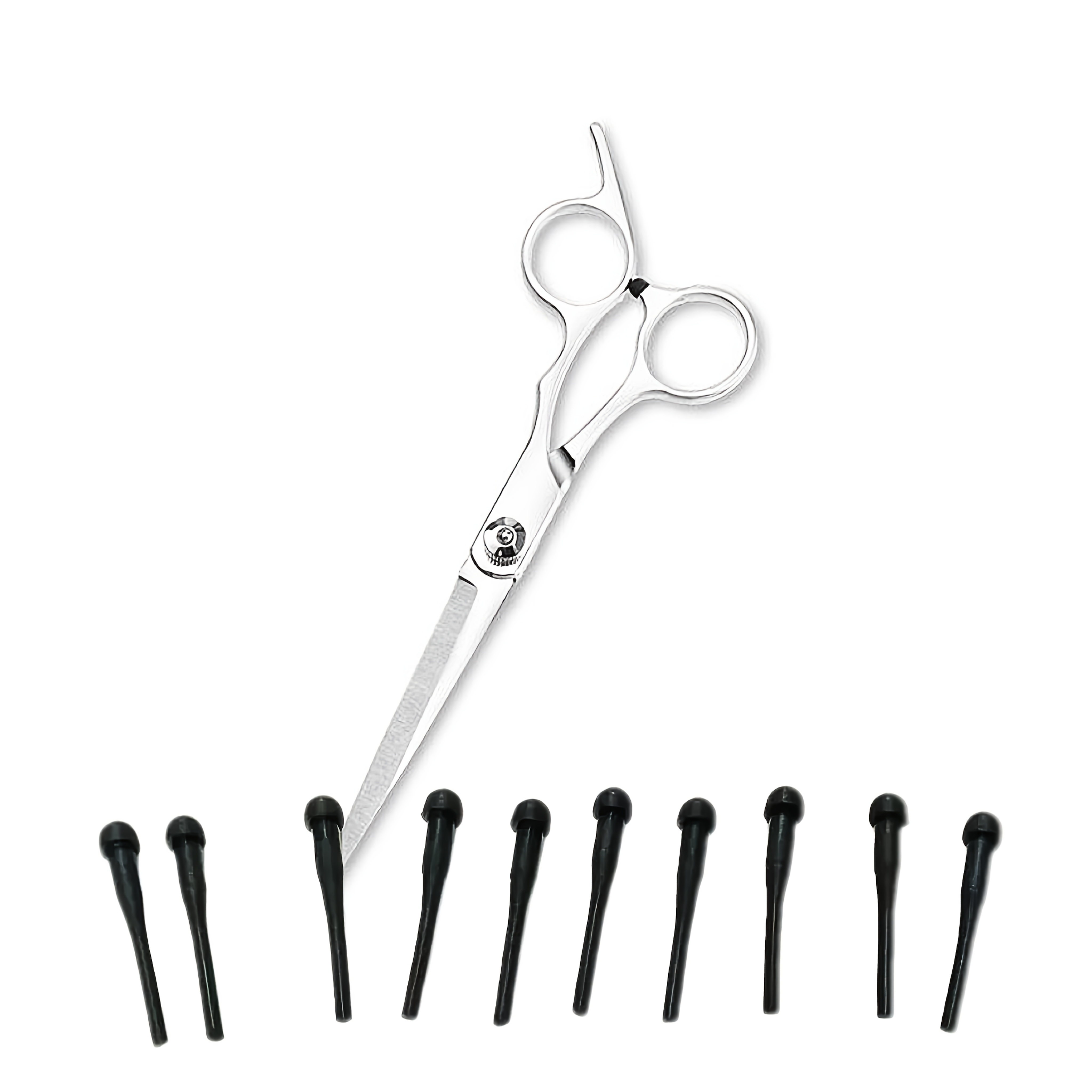 Image of 5/10pcs Hairdresser Hair Cutting Accessories, Silicone , Suitable For Hairdressing Salons Or Pet Shop Hair Cutting Accessories