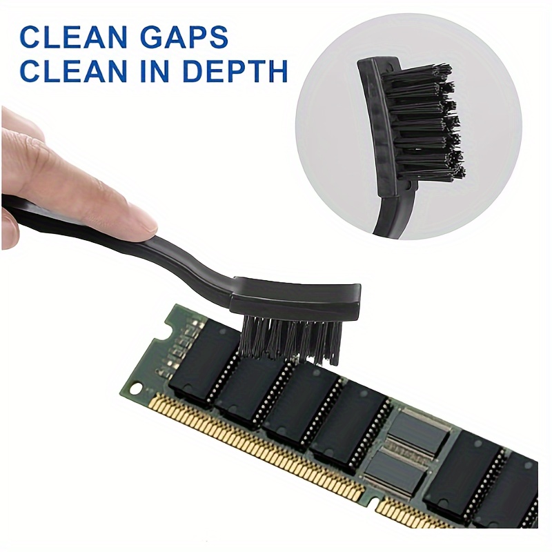 cleaning brush set multiple specifications   from anti static cleaning brush multi purpose cleaning kit plastic portable handle brush dust removal brush suitable for computer cameras keyboards automotive   7