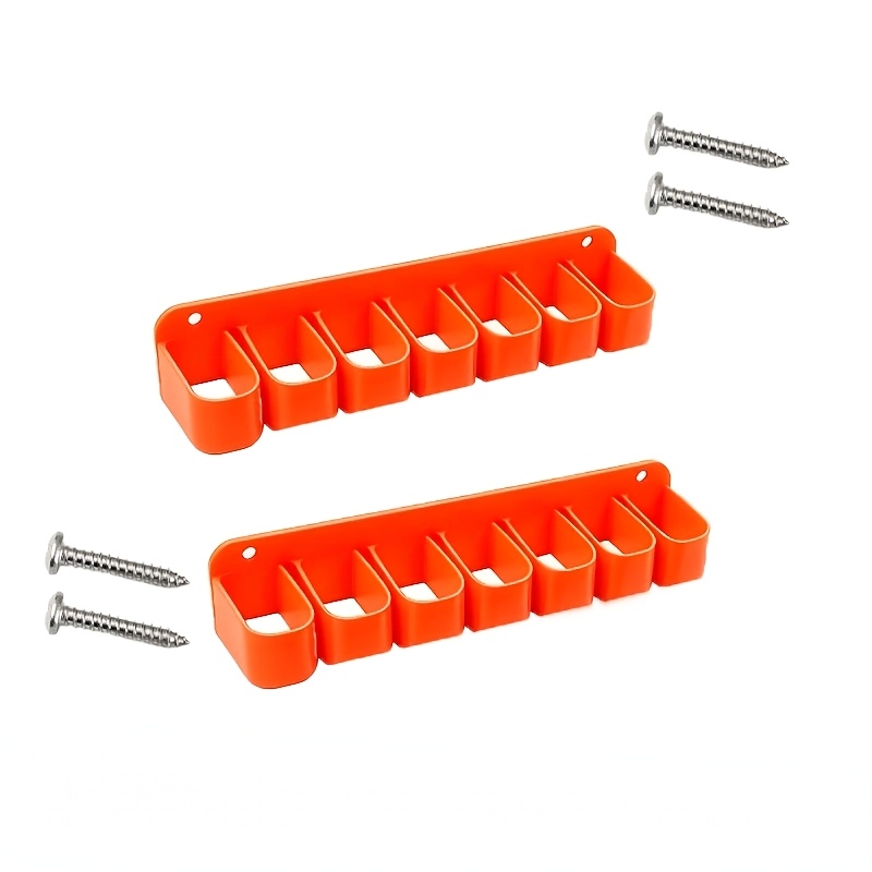 TEMU 2--mounted Heavy-duty Tool Organizer Rack, Tool Hanger For Pliers, Screwdrivers, Wrenches, , Automotive Wall Storage And Organization Rack,