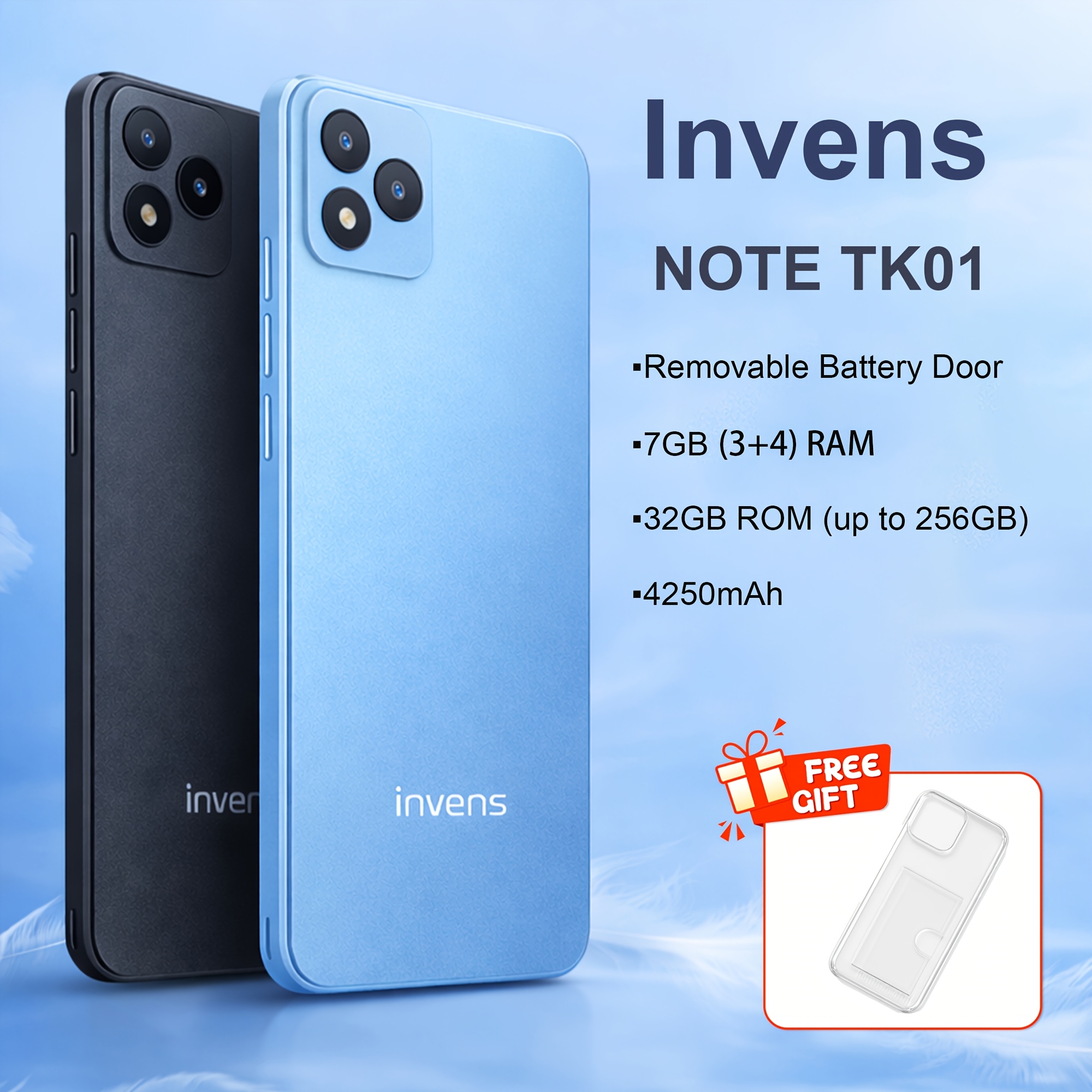 TEMU - Mobile Phone - , 7 (3+4) Gb 32 Gb/256 Gb Expandable, -core Sim-free Unlocked Smartphone With 6.5-inch Display, 4250 Mah Battery, 4g , 16 Mp 5