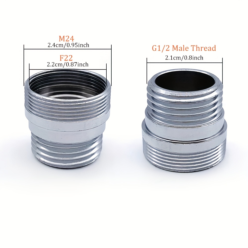 Brass adapter 1/2" - 22/24 mm