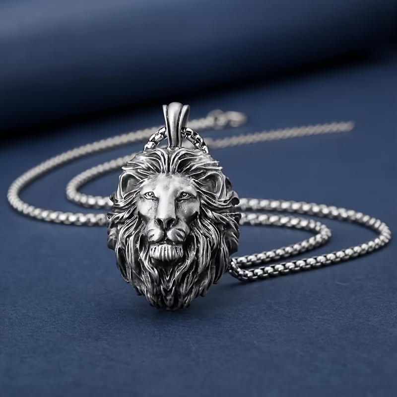 Image of A 's Hip-hop Necklace With A Metal Pendant, A Piece By European And