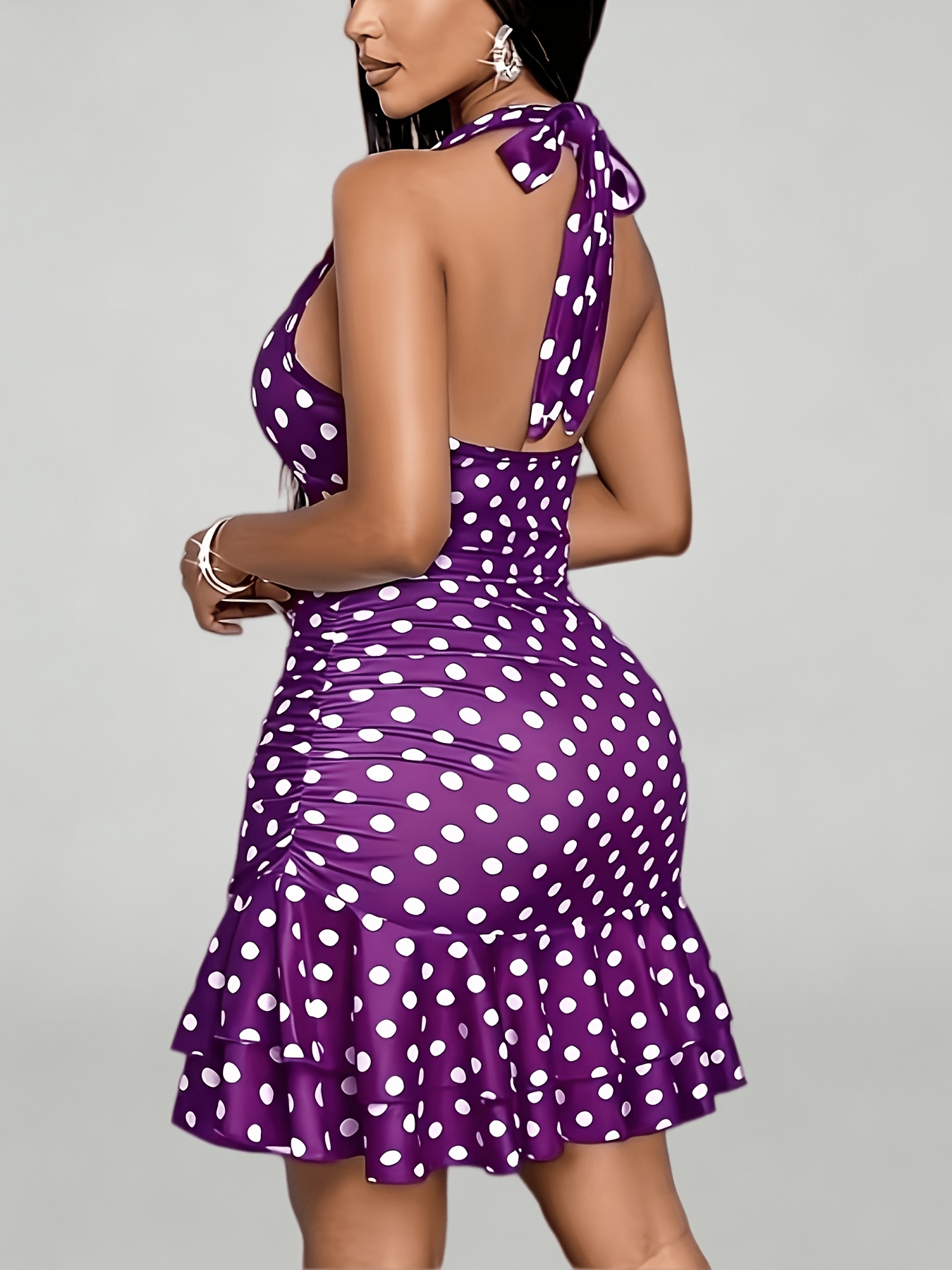 open lace back dress Amazon.com: Neeno Women's Dresses Polka Dot Ruffle Trim Tee Dress Dress for  Women(Mauve Purple,Small) : Clothing, Shoes & Jewelry