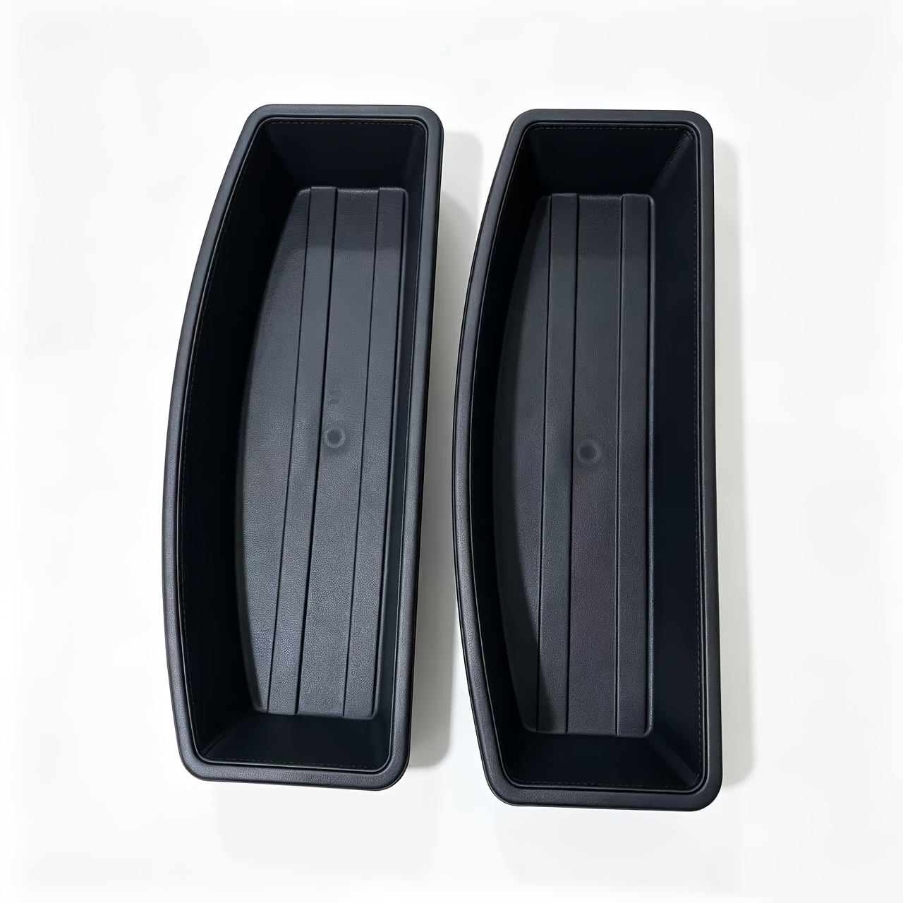 TEMU 2-pack, Universal Under-seat Storage Box, Texture, Seamlessly With Interior, Low-key And Luxurious, Adds Extra Storage Space