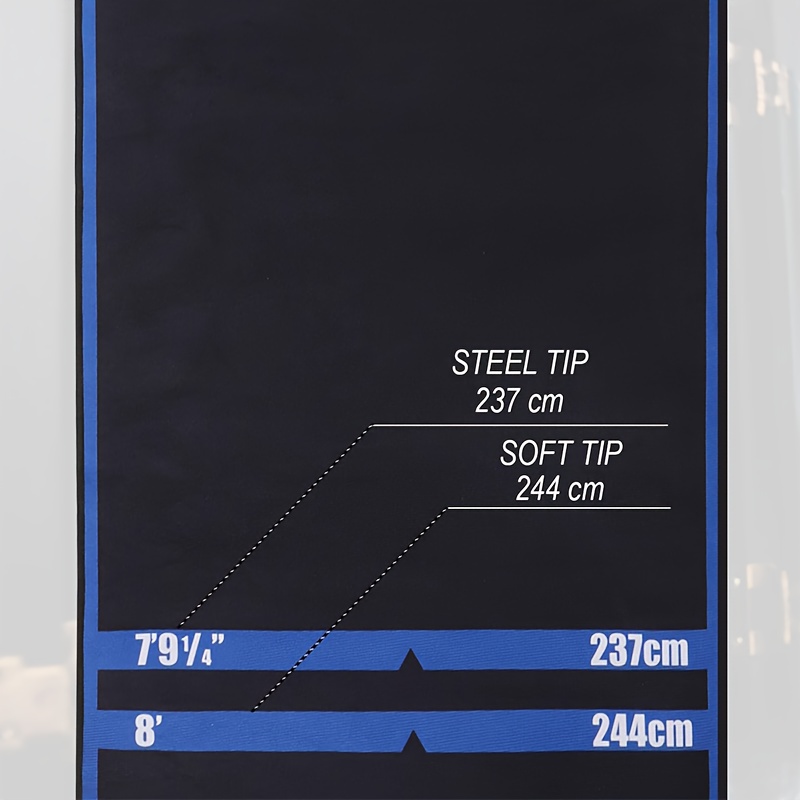 Dartmat met dartlijn