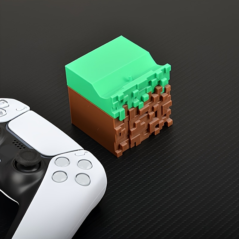 1pc Pixel Grass, Game Style Suitable For Ps5 Controller Stand Display Storage Base