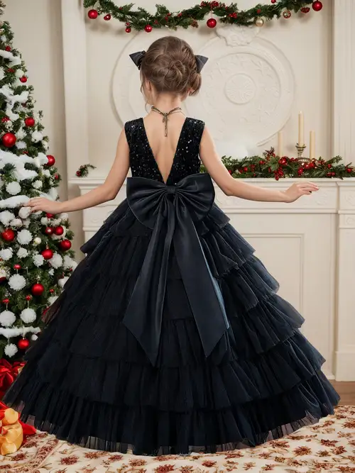 black dresses girls sold on Temu United States black dresses girls sold on Temu United States